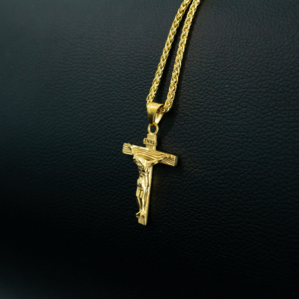 Inri Crucifix (Gold)