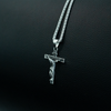 Load image into Gallery viewer, Inri Crucifix (Silver)